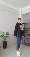 Kapşonlu Sweat Siyah 