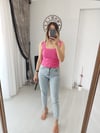 Kare yaka askili bady pembe 