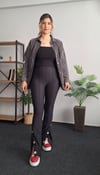 PAÇA DÜĞMELİ FİTİLLİ TAYT