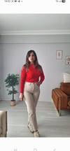 Polo yaka body kırmızı 
