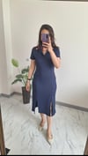 Polo yaka Modal Elbise 