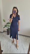 Polo yaka Modal Elbise 