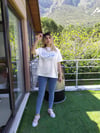 Saten detaylı tişört 