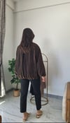 TAŞLI BOMBER CEKET KAHVE