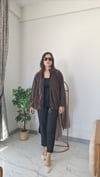 TAŞLI BOMBER CEKET KAHVE