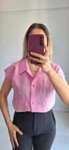 Tensel gömlek pembe 