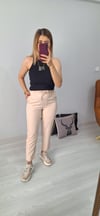 Tünel kemerli pantolon Taş 
