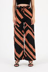 Desenli Polyester Pantolon