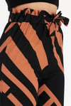 Desenli Polyester Pantolon