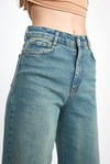 Wide Leg Denim Pantolon