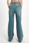 Wide Leg Denim Pantolon