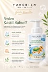%100 Doğal Çocuk Kastil Köpük Sabunu, Yoğun Nemlendirici Etki, 300 ML