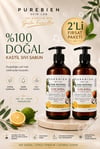 2li Fırsat %100 Doğal Kastil Sıvı Sabun - Bergamot & Limon Kokulu