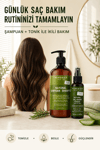 Purebien Natural Şampuan ve Saç Bakım Toniği Seti – Dökülme Karşıtı, Güçlendirici ve Besleyici Bakım 500 ml + 100 ml