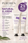 Purebien Skin Lab Natural El Kremi Seramid, Ectoin ve Hyalüronik Asit İçeren Yoğun Nem Bakımı 50 ml