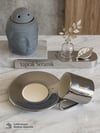 Porselen Silver Kahve Fincanı 6'Lı Takım