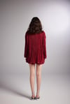 Comfy Oversize Gömlek Bordo