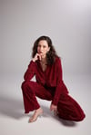 Comfy Pantolon Bordo