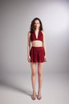 Comfy Şort Bordo