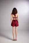 Comfy Şort Bordo