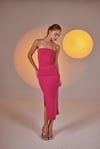 Markano Bodycon Elbise Pembe