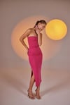 Markano Bodycon Elbise Pembe