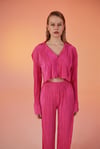 Markano Comfy Crop Gömlek Pembe