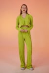 Markano Comfy Crop Gömlek Yeşil