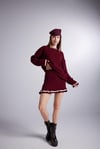 Markano Harold Triko Etek Bordo