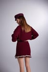Markano Harold Triko Etek Bordo
