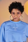 Markano Holly Crop Tshirt Mavi