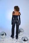 Markano Ribbon Bodysuit Siyah