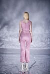 Markano Tweed Pantolon Pembe