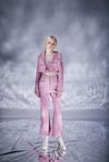 Markano Tweed Pantolon Pembe