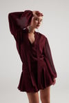 Markano Vanesa Elbise Bordo