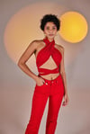 Markano Wrap Top Kırmızı
