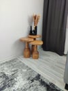 Ürgüp Mantar Sehpa Açık Ceviz 3'lü Set