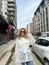 Beyaz Dantel Kuşaklı Gömlek