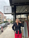 Beyaz Fermuar Detay Tasarım Gömlek