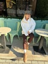 Beyaz Oversize Sweatshirt