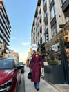 Bordo Kemerli Kaban