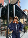 Denim Yaka Detay Ceket