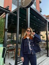 Denim Yaka Detay Ceket