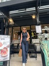 Denim Yelekli Takım