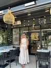 Gold Düğme Detay Etekli Takım