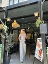 Gri Çizgili Yelekli Takım