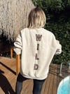 Kaplan Fermuar Detay Sweatshirt