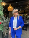 Lacivert Blazer Ceketli Takım