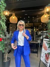 Lacivert Blazer Ceketli Takım