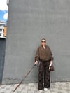 Leopar Şerit Detay Lastikli Pantolon